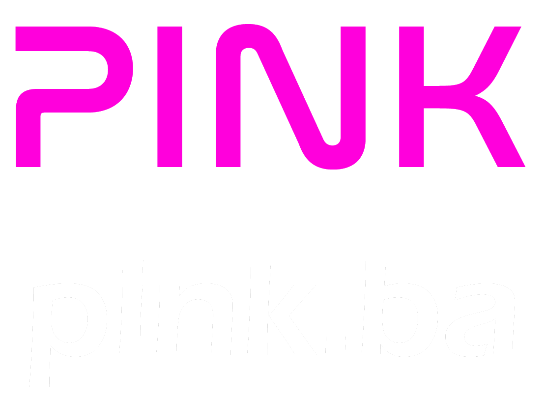Logo domena pink.ba – premium .ba domena